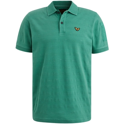 PME-Legend - Polo - Groen - Ppss2503856 - Short sleeve polo jacquard pique