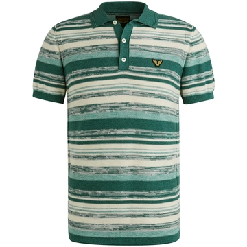 PME-Legend - Polo - Groen - Ppss2503866 - Short sleeve polo cotton slub grad