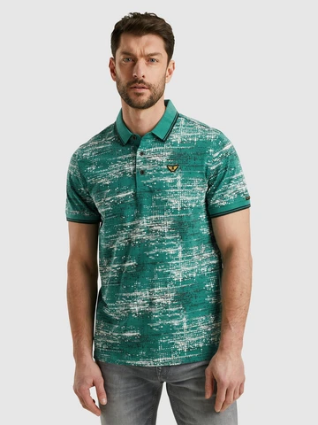 PME-Legend - Polo - Groen - Ppss2503894 - Short sleeve polo single jersey ao