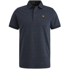PME-Legend - Polo korte mouw - Blauw - Short sleeve polo Jacquard jersey