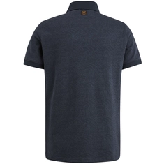 PME-Legend - Polo korte mouw - Blauw - Short sleeve polo Jacquard jersey