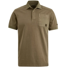 PME-Legend - Polo korte mouw - Donkergroen - Short sleeve polo cargo garment dy