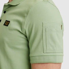 PME-Legend - Polo - Lichtgroen - Ppss2504899 - Short sleeve polo trackway polo
