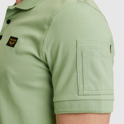 PME-Legend - Polo - Lichtgroen - Ppss2504899 - Short sleeve polo trackway polo