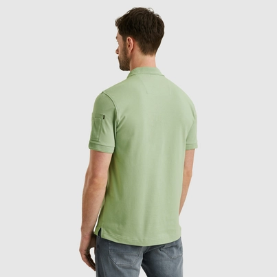 PME-Legend - Polo - Lichtgroen - Ppss2504899 - Short sleeve polo trackway polo