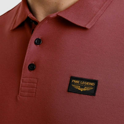 PME-Legend - Polo - Oudroze - Ppss2502899 - Short sleeve polo trackway polo