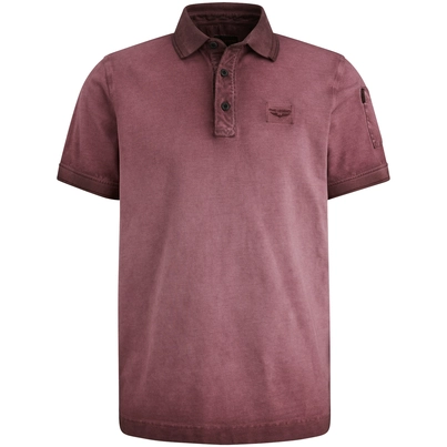 PME-Legend - Polo - Oudroze - Ppss2503855 - Short sleeve polo cold dye pique