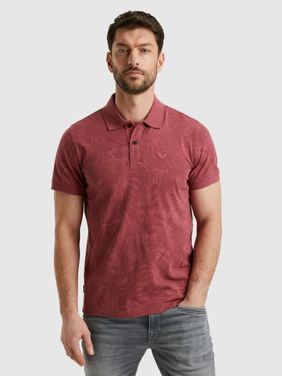 PME-Legend - Polo - Oudroze - Ppss2503859 - Short sleeve polo Single jersey ao