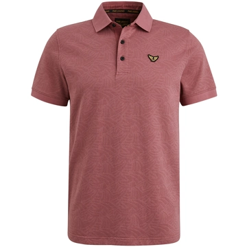 PME-Legend - Polo - Oudroze - Ppss2503883 - Short sleeve polo Jacquard jersey
