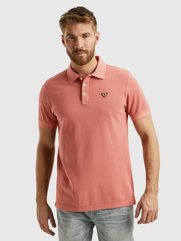 PME-Legend - Polo - Rood - Ppss2504850 - Short sleeve polo pique garment dy