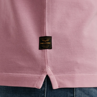 PME-Legend - Polo - Roze - Ppss2505850 - Short sleeve polo pique garment dy