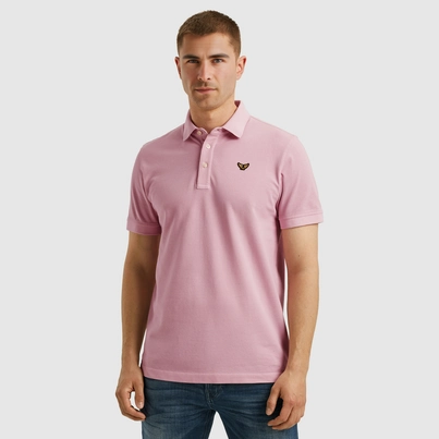 PME-Legend - Polo - Roze - Ppss2505850 - Short sleeve polo pique garment dy