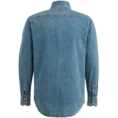 PME-Legend - Spijkerjas - Vintage - Psd2502205 - Long Sleeve Shirt Faded Grey Blue