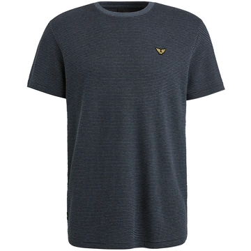 PME-Legend - T-shirt korte mouw - Blauw - Ptss2503566 - Short sleeve r-neck textured strip
