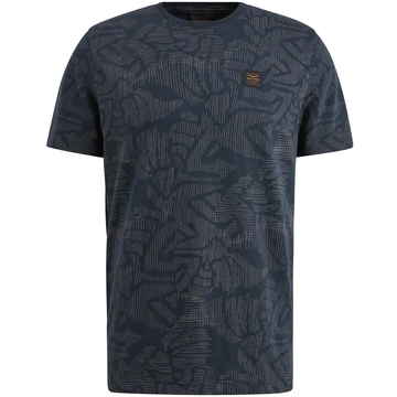 PME-Legend - T-shirt korte mouw - Blauw - Ptss2503567 - Short sleeve r-neck slub jersey ao