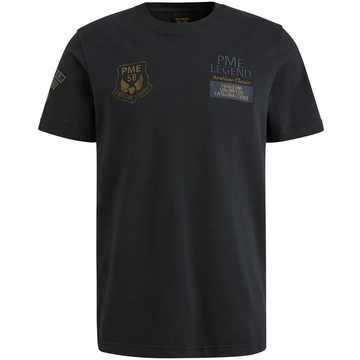 PME-Legend - T-shirt korte mouw - Blauw - Ptss2504576 - Short sleeve r-neck flat waffel je