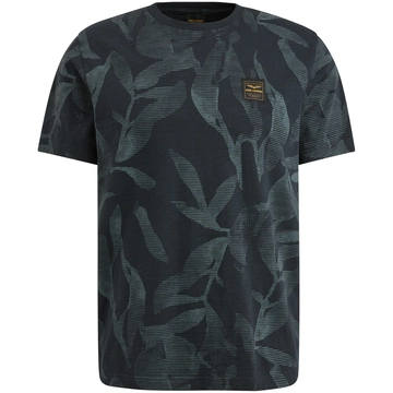 PME-Legend - T-shirt korte mouw - Blauw - Ptss2504590 - Short sleeve r-neck slub jersey ao