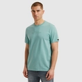 PME-Legend - T-shirt korte mouw - Blauw - Short sleeve r-neck cotton elastan - Ptss2505570