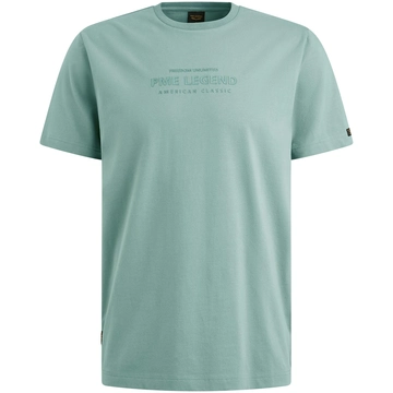 PME-Legend - T-shirt korte mouw - Blauw - Short sleeve r-neck cotton elastan - Ptss2505570