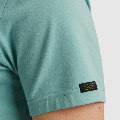 PME-Legend - T-shirt korte mouw - Blauw - Short sleeve r-neck cotton elastan - Ptss2505570