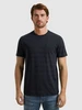 PME-Legend - T-shirt korte mouw - Blauw - Short sleeve r-neck jacquard strip - Ptss2505573