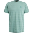 PME-Legend - T-shirt korte mouw - Blauw - Short sleeve r-neck jacquard strip - Ptss2505573