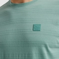 PME-Legend - T-shirt korte mouw - Blauw - Short sleeve r-neck jacquard strip - Ptss2505573
