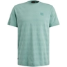 PME-Legend - T-shirt korte mouw - Blauw - Short sleeve r-neck jacquard strip - Ptss2505573