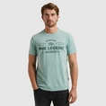 PME-Legend - T-shirt korte mouw - Blauw - Short sleeve r-neck single jersey - Ptss2505574