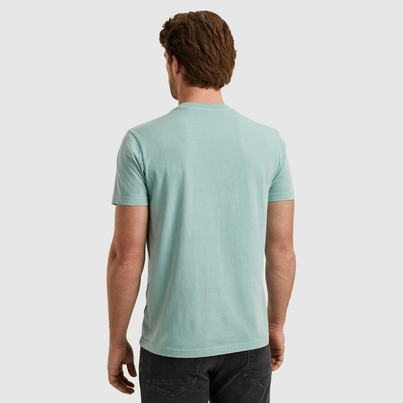 PME-Legend - T-shirt korte mouw - Blauw - Short sleeve r-neck single jersey - Ptss2505574
