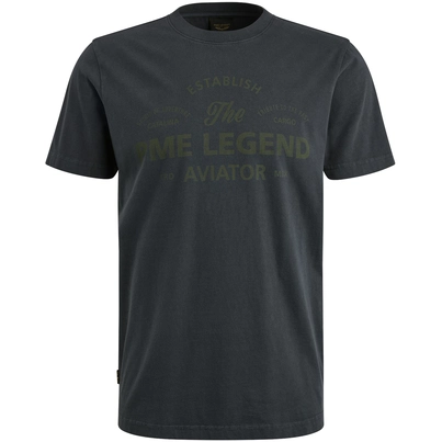 PME-Legend - T-shirt korte mouw - Blauw - Short sleeve r-neck single jersey - Ptss2505574