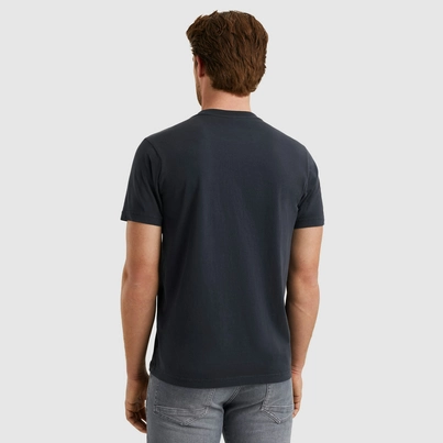 PME-Legend - T-shirt korte mouw - Blauw - Short sleeve r-neck single jersey - Ptss2505574