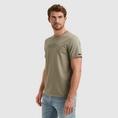 PME-Legend - T-shirt korte mouw - Donkergroen - Short sleeve r-neck cotton elastan - Ptss2505570