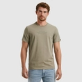PME-Legend - T-shirt korte mouw - Donkergroen - Short sleeve r-neck cotton elastan - Ptss2505570