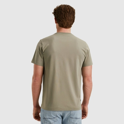 PME-Legend - T-shirt korte mouw - Donkergroen - Short sleeve r-neck cotton elastan - Ptss2505570