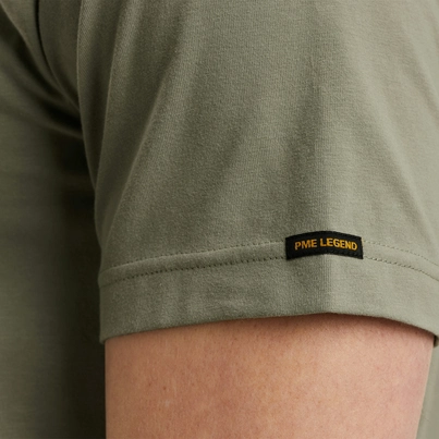 PME-Legend - T-shirt korte mouw - Donkergroen - Short sleeve r-neck Guyver Tee - Ptss2505599