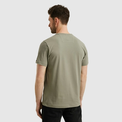 PME-Legend - T-shirt korte mouw - Donkergroen - Short sleeve r-neck Guyver Tee - Ptss2505599