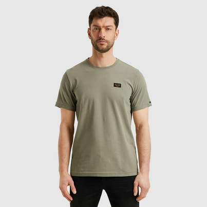 PME-Legend - T-shirt korte mouw - Donkergroen - Short sleeve r-neck Guyver Tee - Ptss2505599