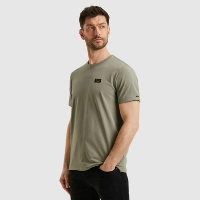 PME-Legend - T-shirt korte mouw - Donkergroen - Short sleeve r-neck Guyver Tee - Ptss2505599