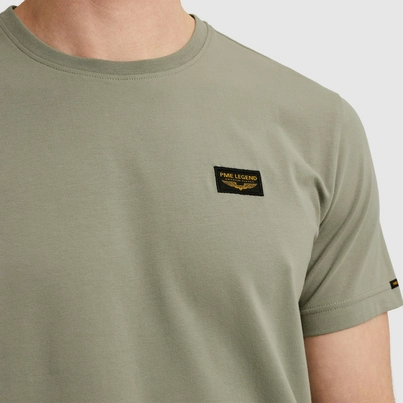 PME-Legend - T-shirt korte mouw - Donkergroen - Short sleeve r-neck Guyver Tee - Ptss2505599