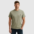 PME-Legend - T-shirt korte mouw - Donkergroen - Short sleeve r-neck single jersey - Ptss2505571