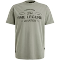 PME-Legend - T-shirt korte mouw - Donkergroen - Short sleeve r-neck single jersey - Ptss2505574