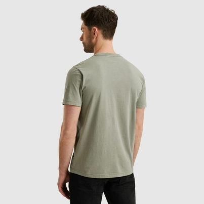 PME-Legend - T-shirt korte mouw - Donkergroen - Short sleeve r-neck single jersey - Ptss2505574