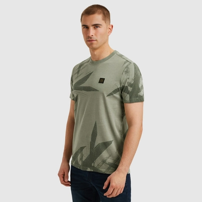 PME-Legend - T-shirt korte mouw - Donkergroen - Short sleeve r-neck single jersey - Ptss2505578