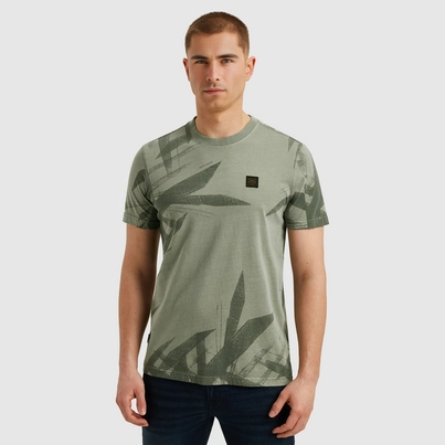 PME-Legend - T-shirt korte mouw - Donkergroen - Short sleeve r-neck single jersey - Ptss2505578