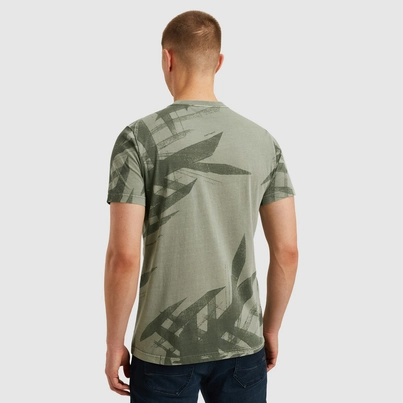 PME-Legend - T-shirt korte mouw - Donkergroen - Short sleeve r-neck single jersey - Ptss2505578