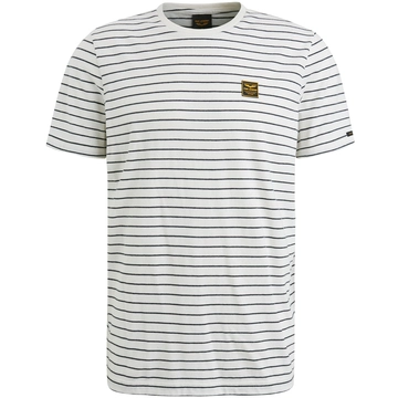 PME-Legend - T-shirt korte mouw - Ecru - Ptss2502556 - Short sleeve r-neck yd melange str
