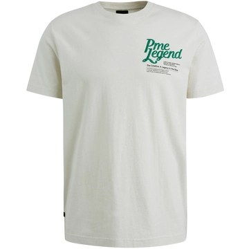 PME-Legend - T-shirt korte mouw - Ecru - Ptss2503569 - Short sleeve r-neck single jersey