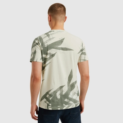 PME-Legend - T-shirt korte mouw - Ecru - Short sleeve r-neck single jersey - Ptss2505578