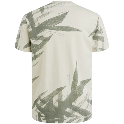 PME-Legend - T-shirt korte mouw - Ecru - Short sleeve r-neck single jersey - Ptss2505578